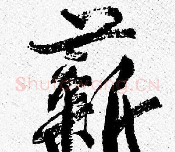 薪字周慧珺毛笔行书书法写法,摘自周慧珺毛笔行书书法作品