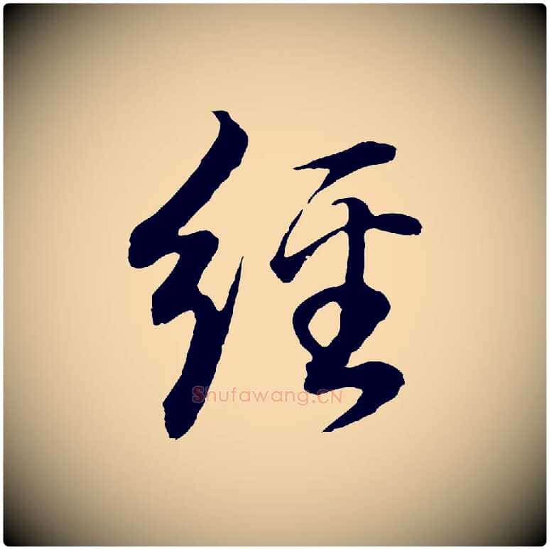 經毛笔行书写法,摘自明代董其昌邵康节先生自着无名公