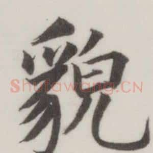 貌