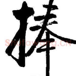 捧
