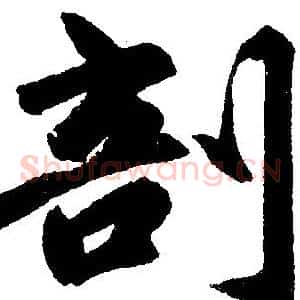 剖
