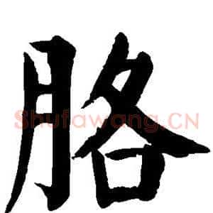 胳