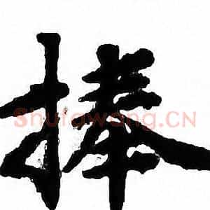 捧