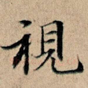 视