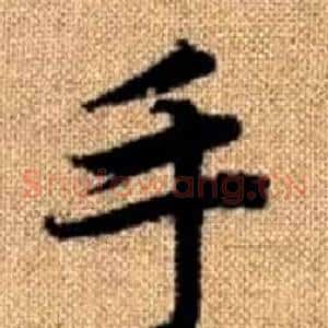 手