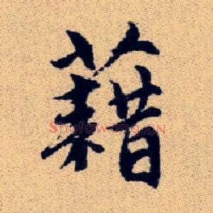 藉