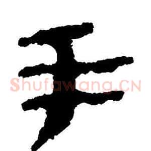 手