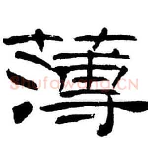 薄