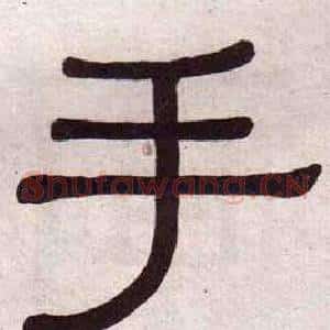 手