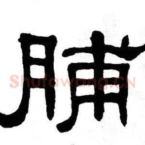 脯