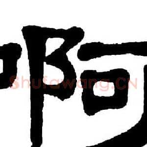 啊