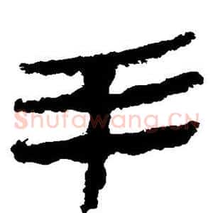 手