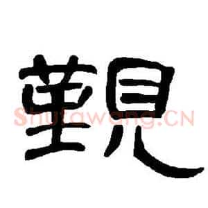 觐