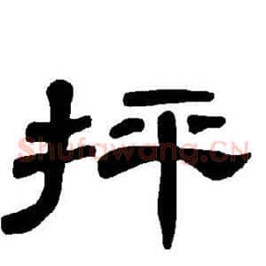 抨