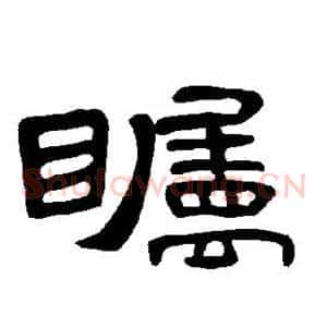 瞩