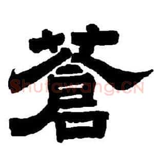 苍
