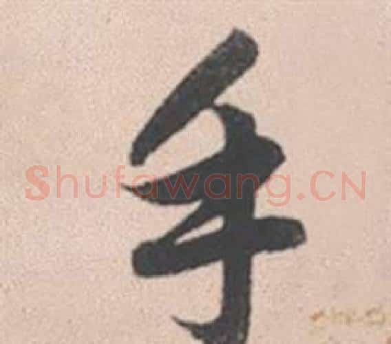手
