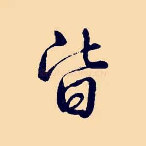 皆