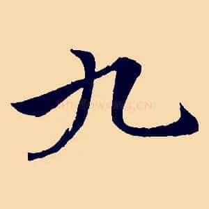 九