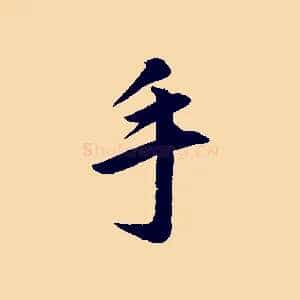 手