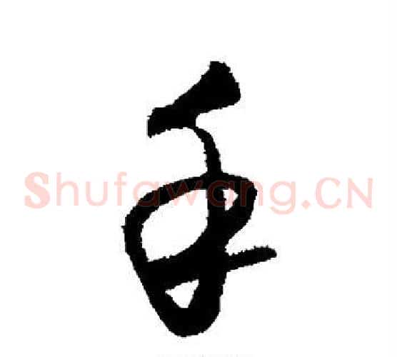 手