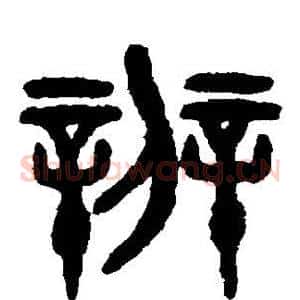 辨