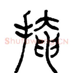 掩