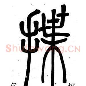 揲