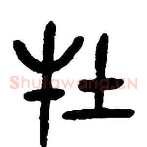 牡