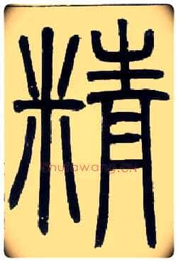 精毛笔小篆写法,摘自邓石如篆书字帖