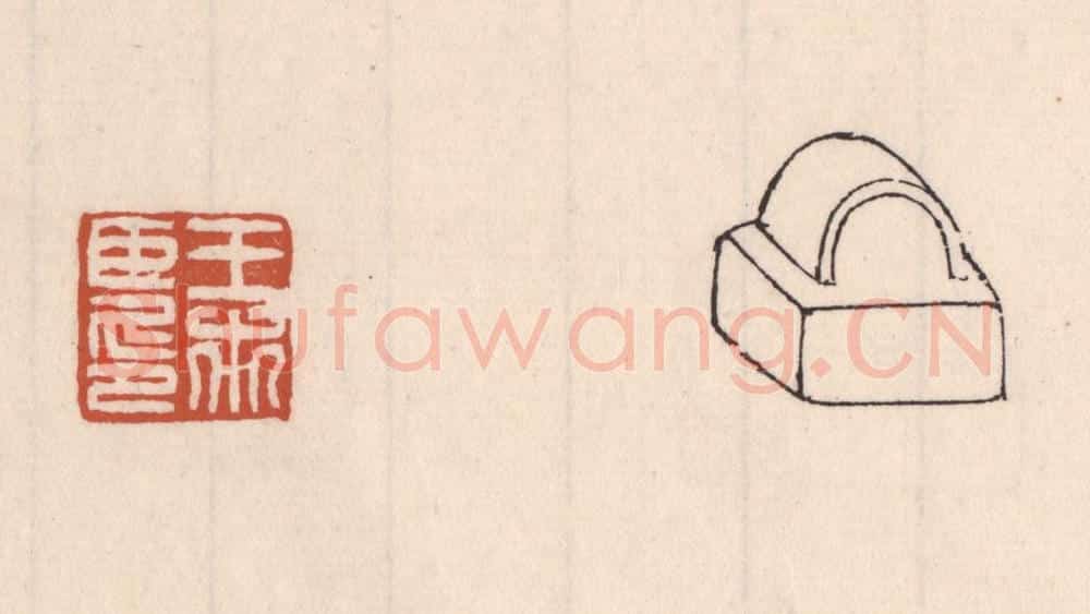 清 吴云藏并辑 篆刻印章作品《王市臣印》