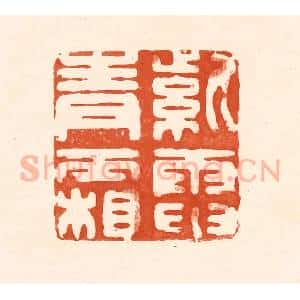清代 王俊辑 印谱《紫电青霜》篆刻印章作品图片欣赏