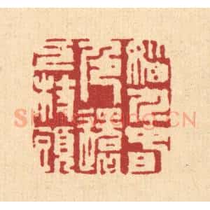 清代 沈皋篆 印谱《恼人春色 还上枝头》篆刻印章作品图片欣赏