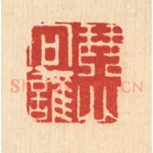 清代 吴天仪篆 印谱《琴心向谁》篆刻印章作品图片欣赏
