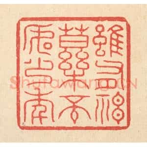 清代 张梓篆 印谱《虽有神药 不如少年》篆刻印章作品图片欣赏