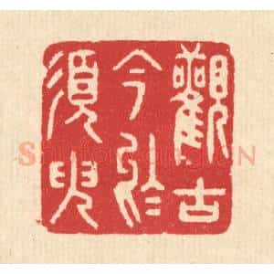 清代 汪启淑辑 印谱《观古今于须臾》篆刻印章作品图片欣赏