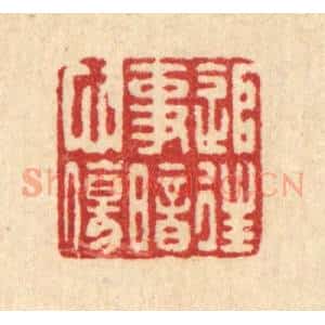 清代 蒋龙光篆 印谱《追往事暗心伤》篆刻印章作品图片欣赏