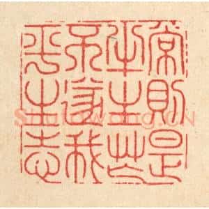 清代 沈皋篆 印谱《常则是半生忙 不遂我平生志》篆刻印章作品图片欣赏