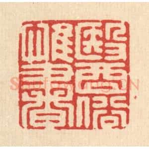 清代 张梓篆 印谱《医俗惟书》篆刻印章作品图片欣赏