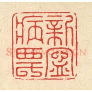 清代 汪桂严篆 印谱《新宁病农》篆刻印章作品图片欣赏