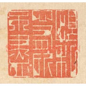 清代 朱长泰篆 印谱《恨私心有所不尽》篆刻印章作品图片欣赏