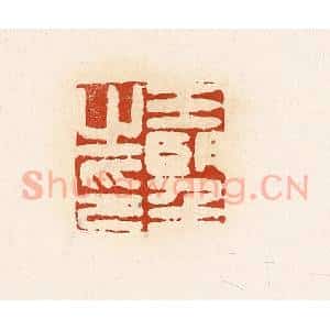 清代 高庆龄、高嘉钰辑 印谱《王望之印》篆刻印章作品图片欣赏