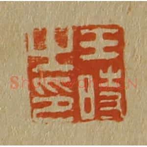清代 斋藤谦编纂 印谱《王时之印》篆刻印章作品图片欣赏