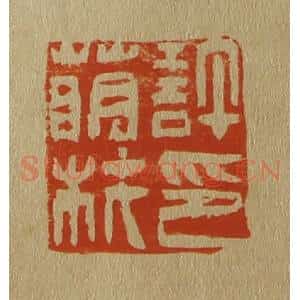 清代 斋藤谦编纂 印谱《许萌枎印》篆刻印章作品图片欣赏