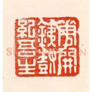 清代 林霔篆 印谱《花开铁树纪吾生》篆刻印章作品图片欣赏