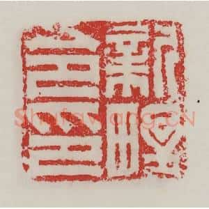 民国 陈汉第藏并辑 印谱《新野令印》篆刻印章作品图片欣赏