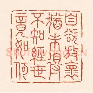 清代 陆廷槐辑 印谱《自欲放怀犹未得 不知经世竟如何》篆刻印章作品图片欣赏