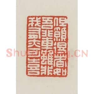 民国 王禔辑并刻 印谱《但愿得者如吾辈虽非我有亦可喜》篆刻印章作品图片欣赏