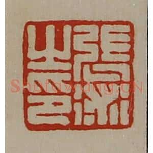 清代 陈介祺藏并辑 印谱《张术之印》篆刻印章作品图片欣赏