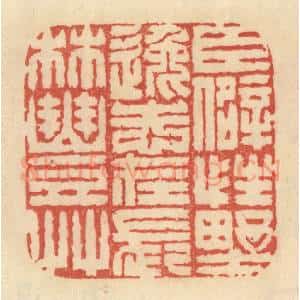 清代 范文成篆 印谱《臣僻性野逸 志在长林丰艹》篆刻印章作品图片欣赏